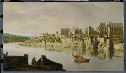 Il Tamigi alle scale di Westminster, c.1630